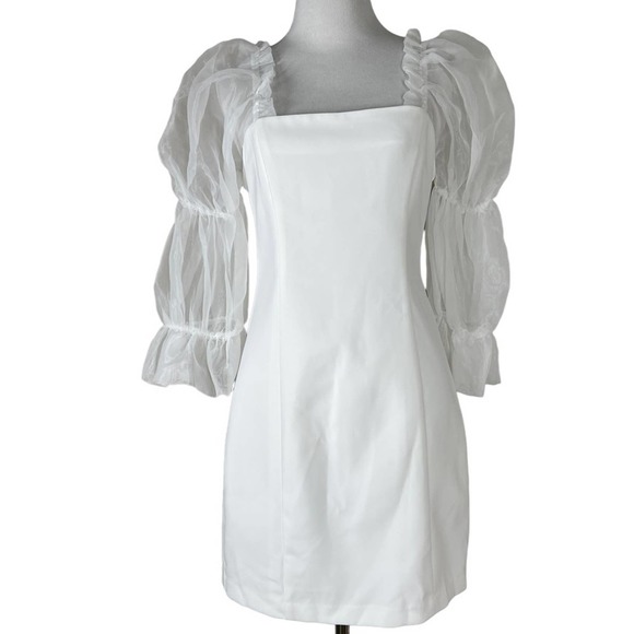 Tia Dress in Ivory Amanda Uprichard Size Small NWOT - Picture 5 of 10